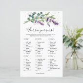 Fiche papier sur la nuptiale de votre sac à main/d (Debout devant)