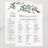 Fiche papier sur la nuptiale de votre sac à main/d (Devant / Derrière)