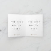 FICHE TENTÉE 4 x 5,6 pouces Carte horizontale avec (Intérieur)