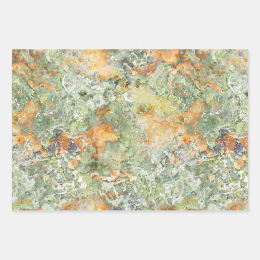 Fiches papier d'enveloppement motif en marbre de p (Devant)