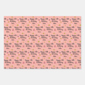 Fiches papier personnalisées pour le nom d'anniver (Devant 3)