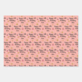 Fiches papier personnalisées pour le nom d'anniver (Devant 2)