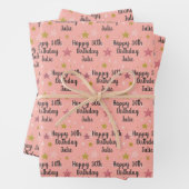 Fiches papier personnalisées pour le nom d'anniver (En situation)