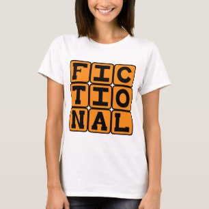 Fictief, denkbeeldig t-shirt