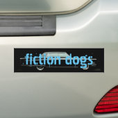 fictiehonden bumpersticker (Op auto)