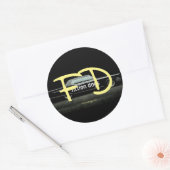 fictiehonden rond stickers (Envelop)