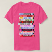 Fictieve Seinfeld VHS Stack T-shirt (Design voorkant)