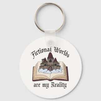 Fictieve woorden zijn mijn echte boekenliefhebber sleutelhanger