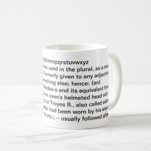 Fictionary Mok (Voorkant rechts)