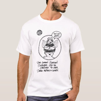 FICTS "Bee Stretching"-Mannen T-Shirt
