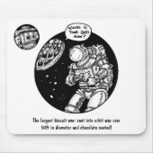 FICTS "Biscuit in Space" Mousepad Muismat (Voorkant)