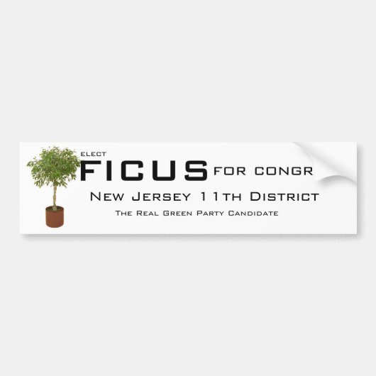 FICUS, voor congres Bumpersticker (Voorkant)