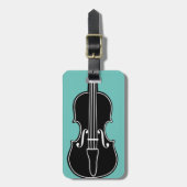 Fiddle Bagagelabel (Voorkant verticaal)