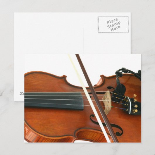 Fiddle Briefkaart (Voorkant / Achterkant)