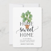 Fiddle Leaf Fig | Verplaatsingsaankondiging Aankondiging (Voorkant)