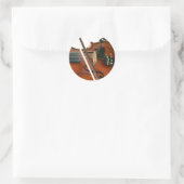 Fiddle Ronde Sticker (Tas)