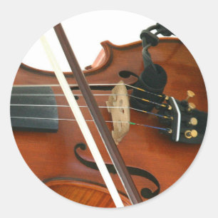 Fiddle Ronde Sticker