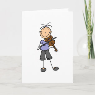 Fiddle Stick Figuur Card Kaart