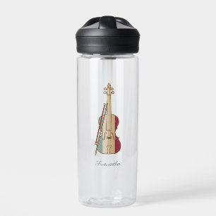 Fiddle Whisperer Violin Persoonlijke muziek Waterfles