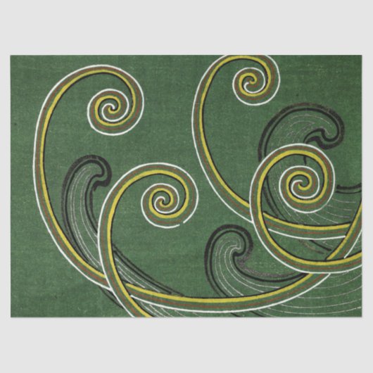 Fiddlehead Fern Gift Wrap Tissuepapier (Voorkant)