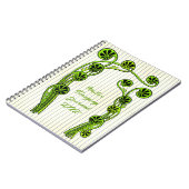 Fiddlehead Ferns Art Custom Spring Journal (Côté gauche)