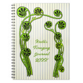 Fiddlehead Ferns Art Custom Spring Journal (Devant)
