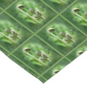 Fiddlehead Ferns Natuur Pattern Korte Tafelloper (Hoek)