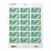 Fiddlehead - Fractal art Etiket (Full Sheet)