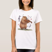 fiddler capybara t-shirt (Voorkant)