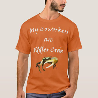 Fiddler Crab Coworker texte léger Classic TShirt