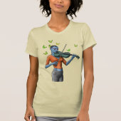 Fiddler Dreamscape - Meisje en vlinders T-shirt (Voorkant)