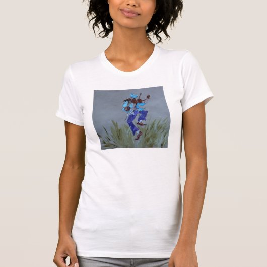 Fiddler in de gras t-shirt (Voorkant)