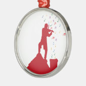 Fiddler metalen ornament (Links)