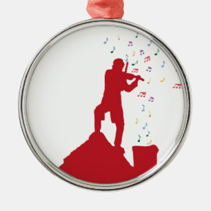 Fiddler metalen ornament