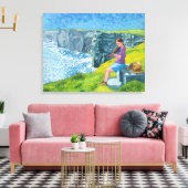 Fiddler O' Moher Canvas Afdruk (Insitu (Woonkamer))