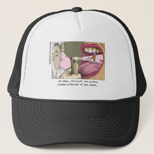 Fiddler on Roof Funny Dentistry Gifts and T - shir Trucker Pet (Voorkant)