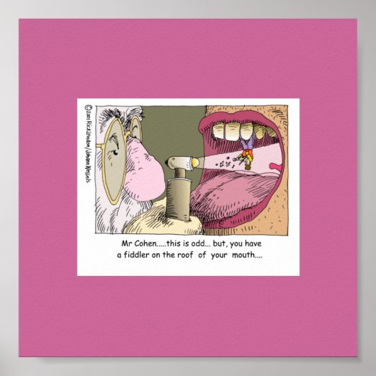 Fiddler on Roof Funny Dentistry Poster (Voorkant)