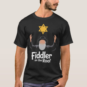 Fiddler On Roof Retro Muzikaal Theater Broadway De T-shirt
