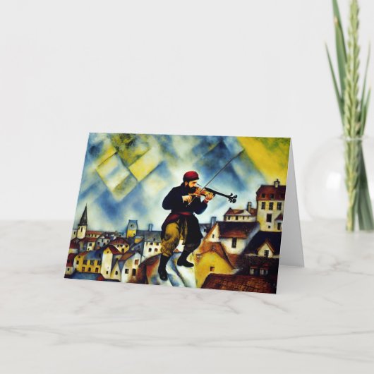 Fiddler op de weg kaart (Voorkant)