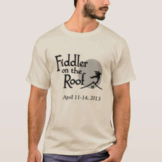 Fiddler op het T-shirt voor de kamer