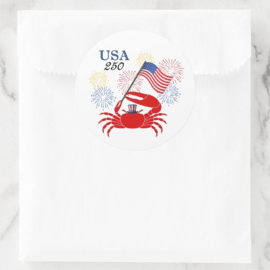 Fiddler's Fourth Stickers (select a size) (Sac)