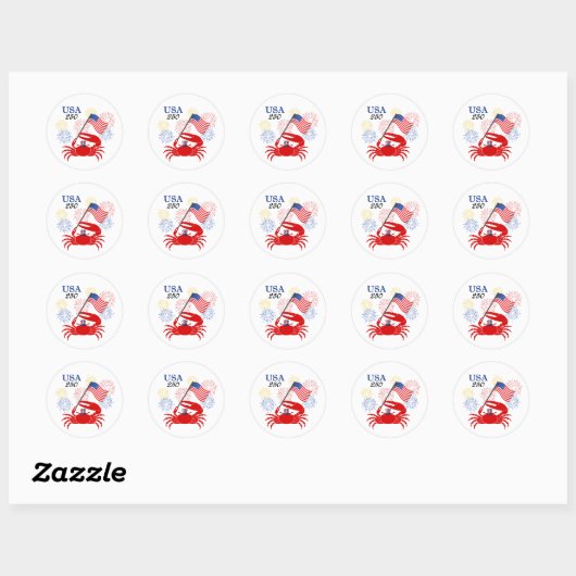 Fiddler's Fourth Stickers (select a size) (Feuille)