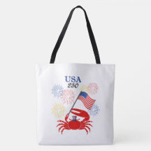 Fiddler's Fourth Tote Bag (choose a style & size)