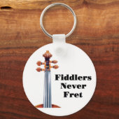 Fiddlers krijgen nooit een sleutelrol sleutelhanger (Voorkant)