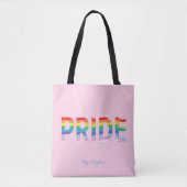 FIDE LGBTQIA Rainbow Flag, Pride Sac fourre-tout r (Devant)
