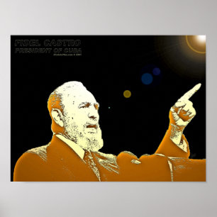 Fidel Castro-24x18-PRINT Poster