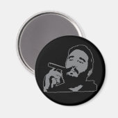 Fidel Castro avec aimant Portrait Cigar (Recto/Verso)