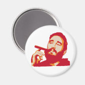 Fidel Castro avec aimant Portrait Cigar (Recto/Verso)