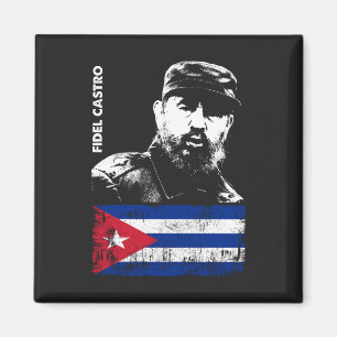 Fidel Castro Cuba Revolutie Cubaanse vlag Magneet