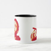 Fidel Castro met Cigar Portrait Mok (Midden)